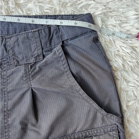 Mens grey gray Magellan Cargo Walking Hiking Casual Cargo Shorts 7" size 40 - Picture 9 of 10